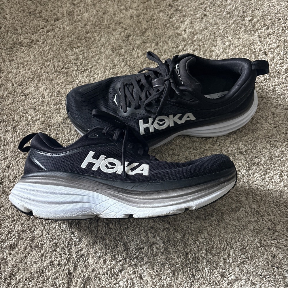Hoka One Bondi Women Shoe Size 8 Road Trail Run Casual Walk Gym